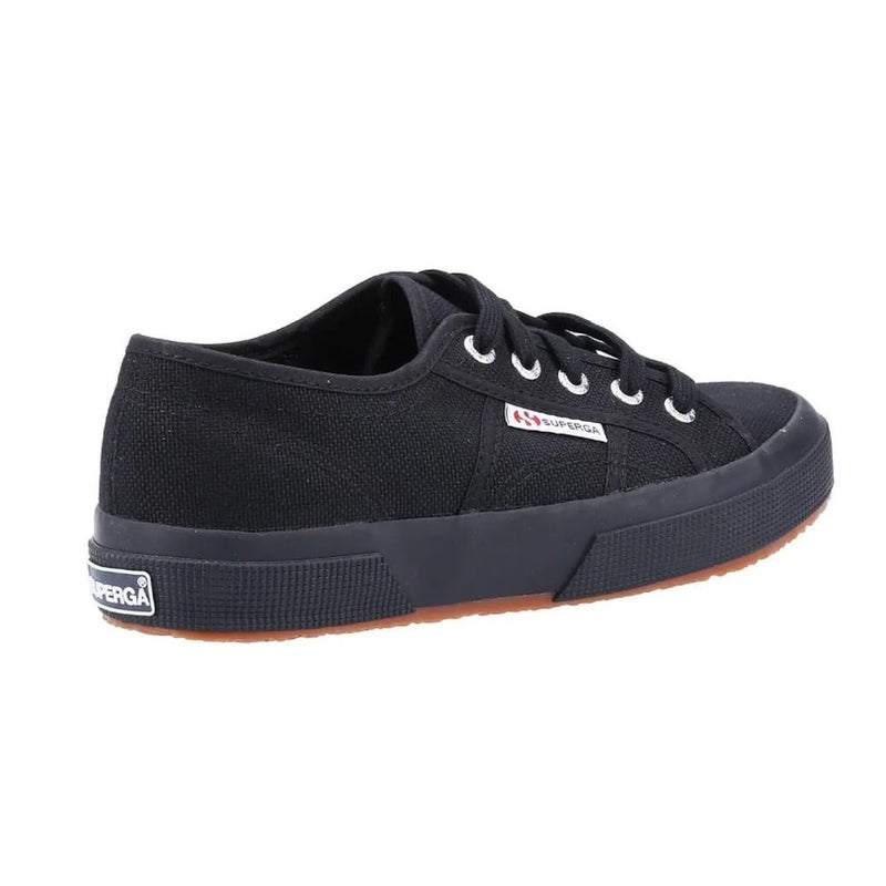 Superga 2750 Cotu Classic Canvas Sneakers for Men & Women - Iconic Italian Menâ€™s and Womenâ€™s Tennis Shoes with Breathable Upper, Non Slip Rubber Sole, Full Black - 4 Men / 5.5 Women - Image 4